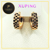 گوشواره حلقه ای استیل طرح رولکس ژوپینگ اصل