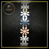 دستبند زنانه طرح گل