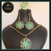 نیم ست سنتی زنانه طرح اسلیمی